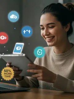 Person enjoying extended free trial on digital services in 2025