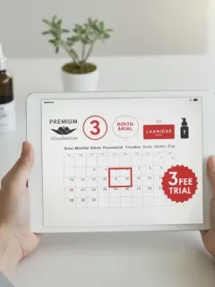 Person maximizing free trials for premium lifestyle products