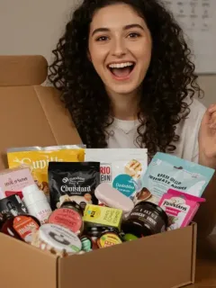 Person unboxing a 2026 subscription box with lifestyle essentials