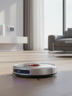 Advanced robot vacuum cleaning a modern US home in 2026