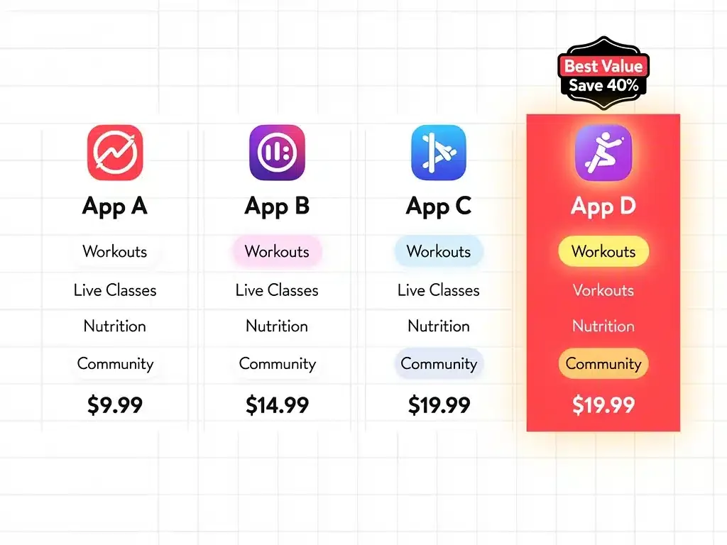 Comparative graphic of subscription services and cost-effective alternatives