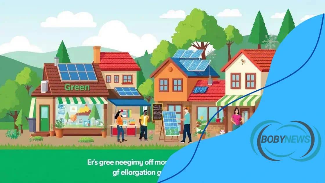 Impact of green investments on local economies