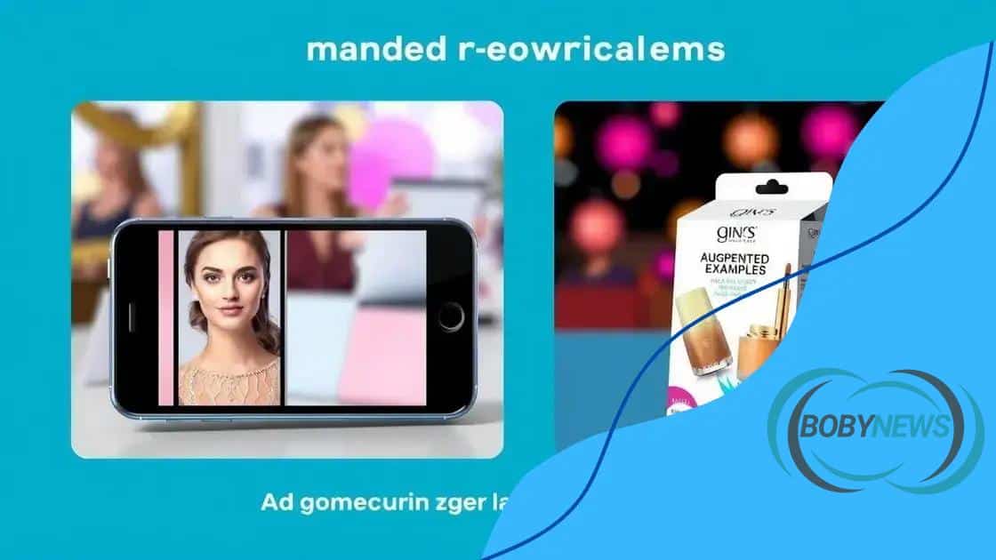 Innovative examples of AR in marketing