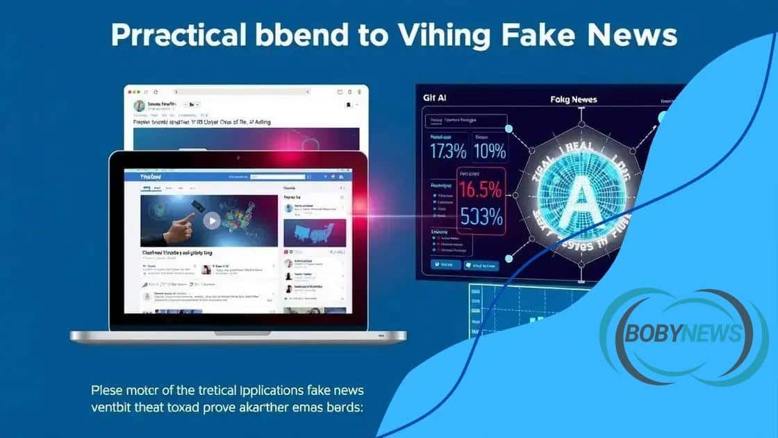 Real-world examples of AI combating fake news