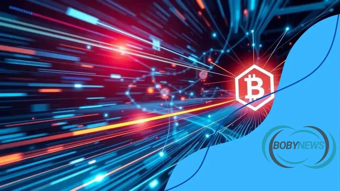 Efficiency gains from blockchain transactions