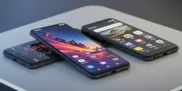 Three modern mid-range smartphones under $500, showcasing performance and camera quality in 2025.