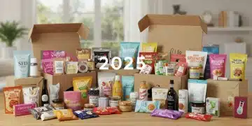 Curated selection of subscription box items showcasing diverse products and significant savings for 2025