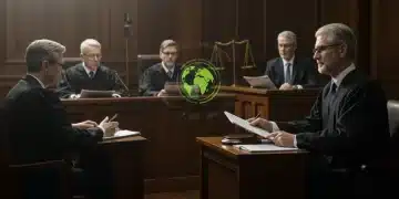 Exclusive Report: 10 Major Brands Face Eco-Friendly Lawsuits 2025-2026 Courtroom drama symbolizing eco-friendly claims lawsuits