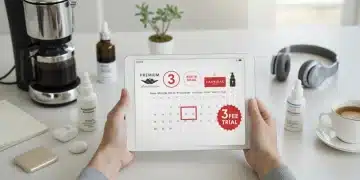 Person maximizing free trials for premium lifestyle products