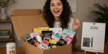 Unlock 2026's Top 5 Subscription Box Hacks: Save Up to 30% on Lifestyle Essentials This Year. Person unboxing a 2026 subscription box with lifestyle essentials