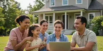 Family engaging in smart swapping, reducing household costs