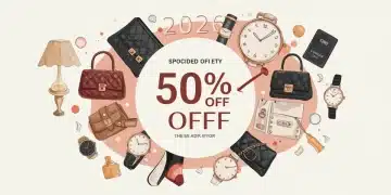 Exclusive deals alert graphic with 50% off on lifestyle brands 2026