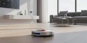 Advanced robot vacuum cleaning a modern US home in 2026