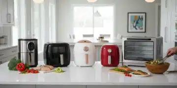 Expert review of the top 5 air fryers for healthy cooking in American kitchens, 2026 edition, showcasing various models.
