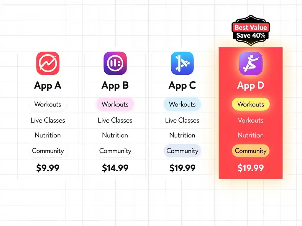 Comparative graphic of subscription services and cost-effective alternatives