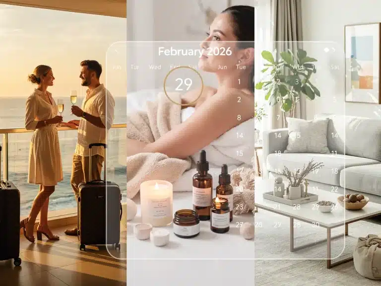 Limited-time lifestyle deals expiring February 29, 2026, featuring travel, wellness, and home products.